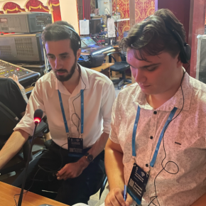 Специалисты АГУ обеспечили языковое сопровождение Х Каспийского медиафорума