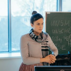 Мастер-класс по устному переводу от эксперта английской службы устного перевода Отделения ООН в г. Вена Сары Ирэнэ